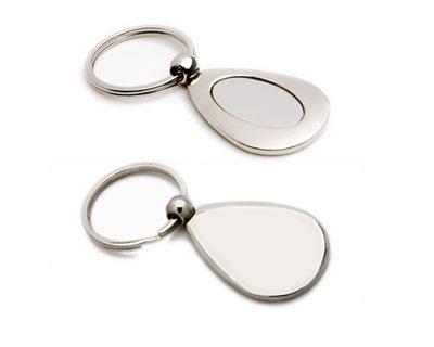 Silver Metal Keyrings 