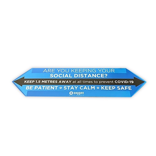 Social Distancing Floor Sticker