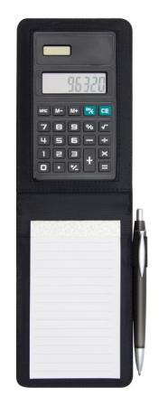 Soft PVC Cover Notebook with Calculator and Pen 