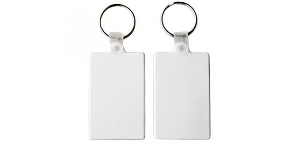Soft PVC Keytag with Chrome Split Ring 