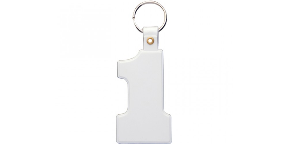 Soft PVC Keytag with Chrome Split Ring