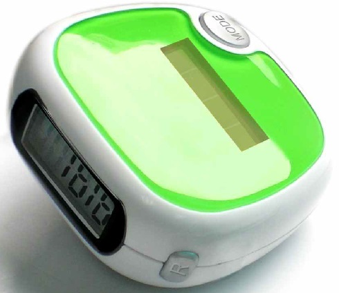 Solar Pedometer with FM Scan Radio