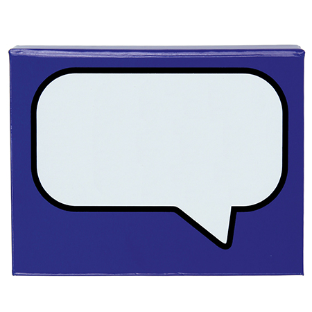 Speech Bubble Shape Notepad 