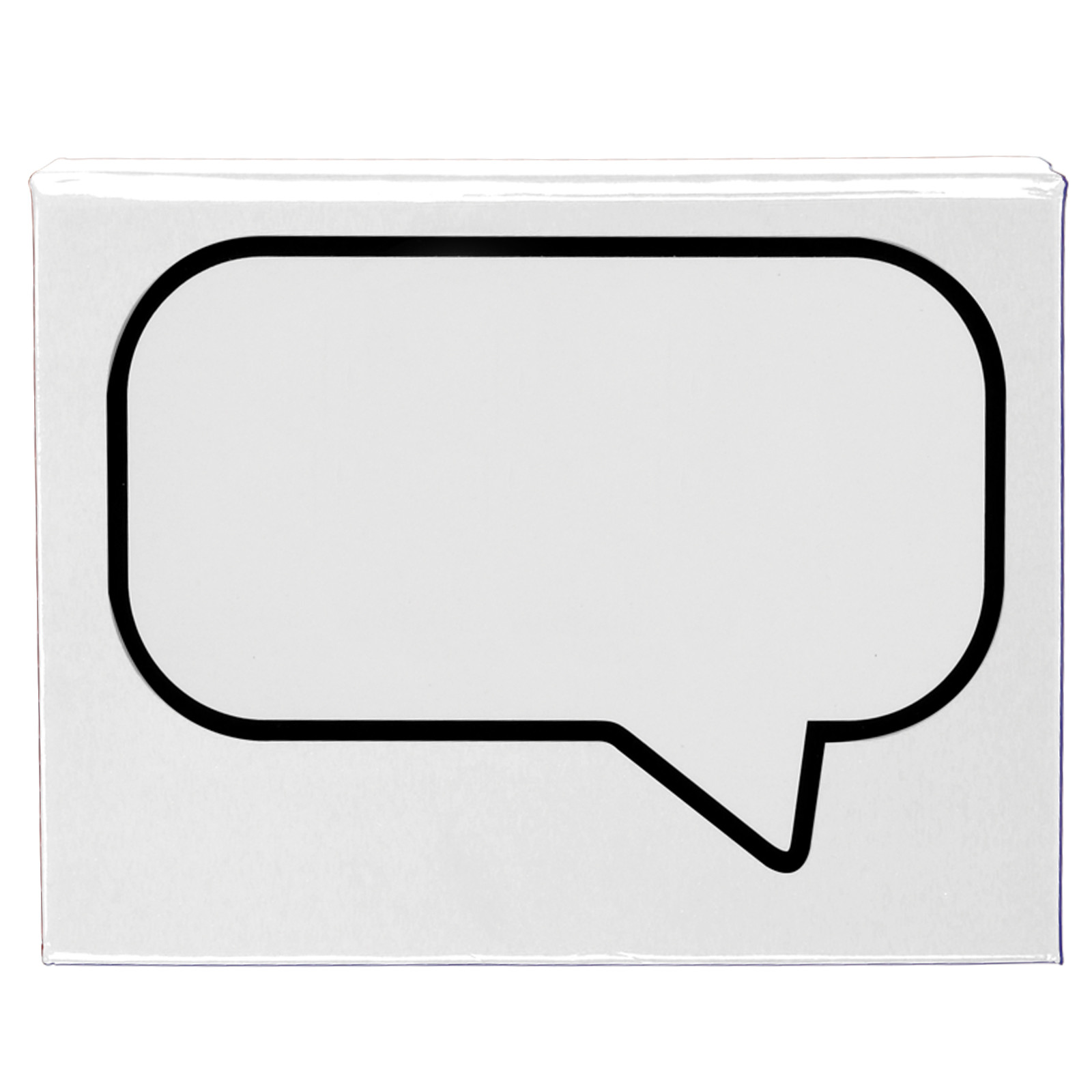 Speech Bubble Shape Notepad 