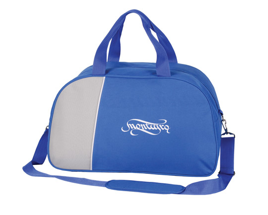 Sports Bag with Double Zippered Main Compartment 