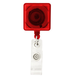 Square Retractable Badge Holder 