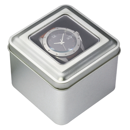 Square Tin with Window
