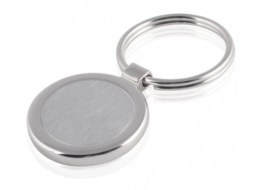 Stainless Steel Keyring round