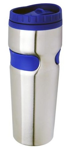 Stainless Steel Travel Mug in Blue Trime 