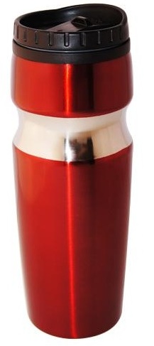Stainless Steel Travel Mug with Plastic Outer