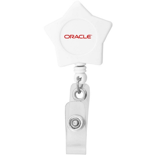 Star-Shaped Retractable Badge Holder 