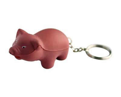 Stress Pig Keyring