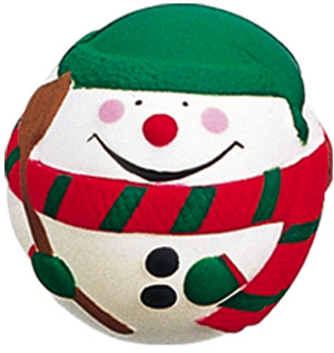 Stress Reliever Snow Man Ball Shape
