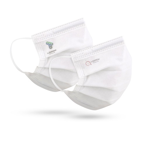 Sublimation Disposable White Mask - Adult Size