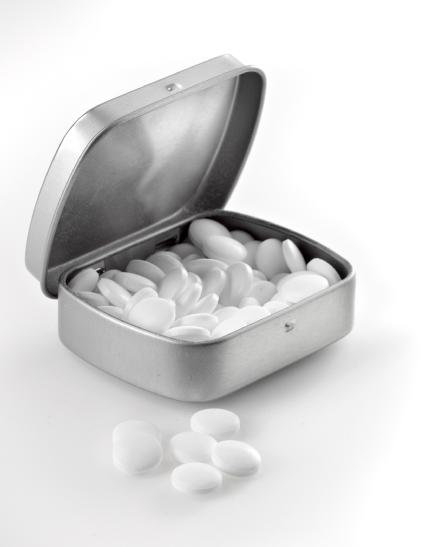 Sugar Free Mints In Tin Case