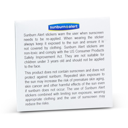 Sunburn Alert Stickers 