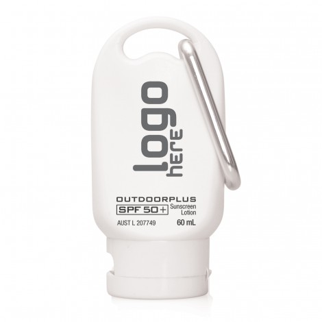 Sunscreen with Carabiner