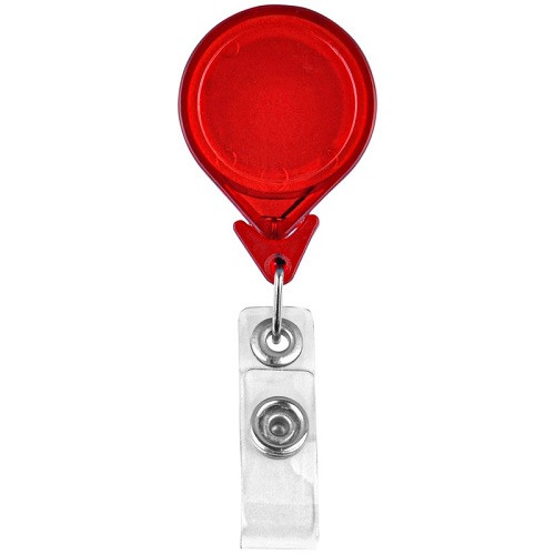 Tear Drop Retractable Badge Holder 