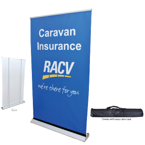 The Deluxe 1200mm Roll Up Banner