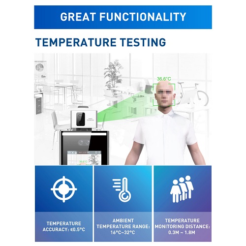 Thermal Screener Kiosk with Desk Mount 