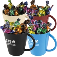 Toffees Assorted In Coloured Double Wall Coffee Cup