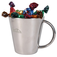 Toffees Assorted In Double Wall Stainless Steel Coffee Cup