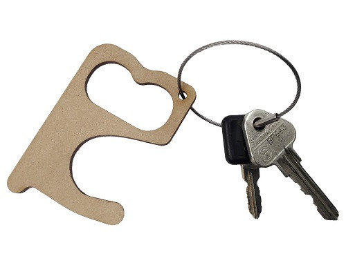 Fibreboard COVID Keyring 