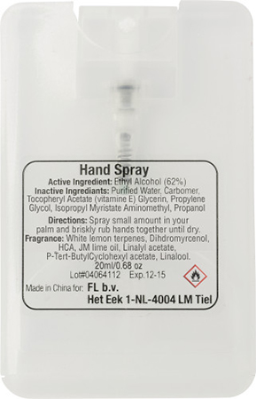 Translucent Hand Spray