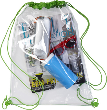 Transparent Drawstring Backpack