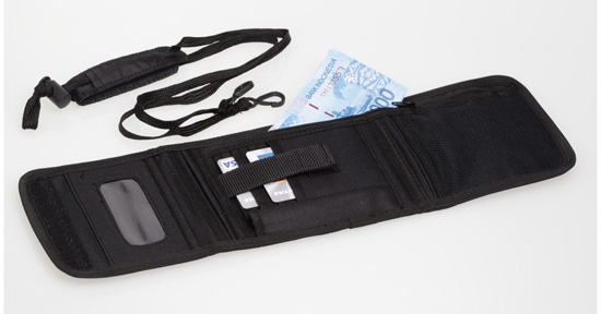Travel Wallet With Shoulder Strap