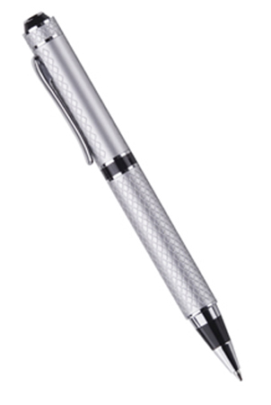 Twist Action Diamond Pattern Ballpoint Pen