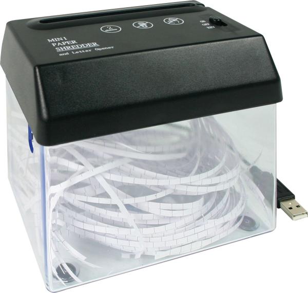 USB Shredder with Letter Opener