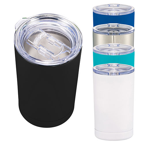 Vacuum Doubel Walled Tumbler with Clear Lid 
