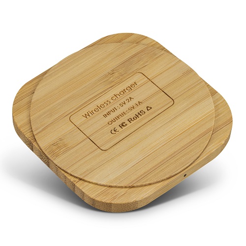 Vita Square Bamboo Wireless Charger 