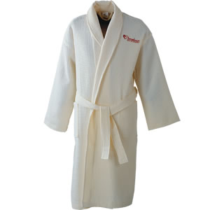 WAFFLE BATHROBE