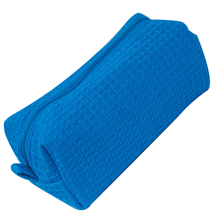 Waffle Weave Small Cosmetic Bag 