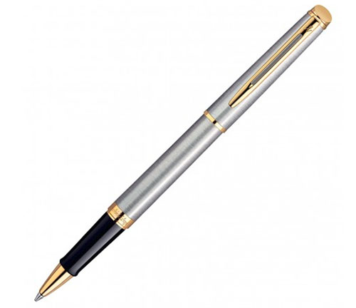 Waterman Hemisphere Rollerball Pen - Brushed Stainless GT