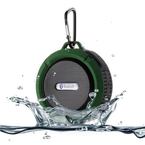 Waterproof Bluetooth Speaker with Carabiner