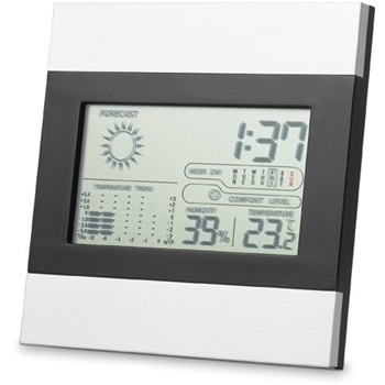 Weather station and clock