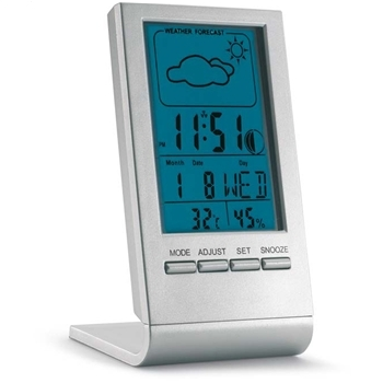Weatherstation with blue LCD