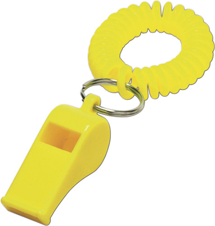 Whistle With Wrist Cord 