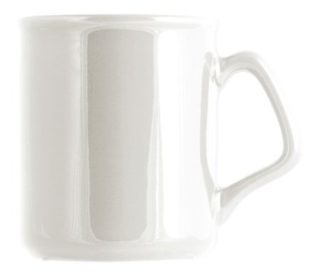 White Flared Ceramic Mug