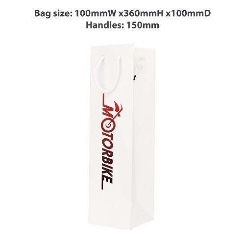 Wine Bottle Paper Bag (100 x 360 x 100mm) 