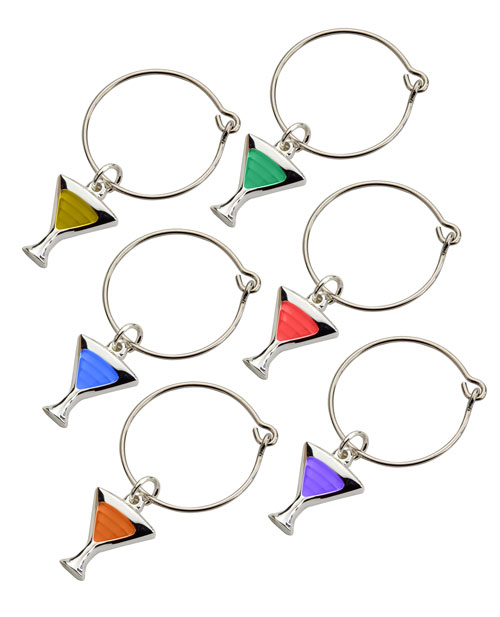 Wine Charms - Cocktail Glass Shape