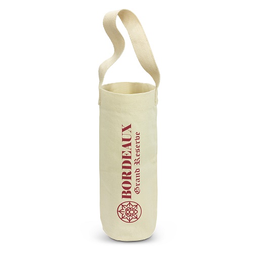Wine Cotton Tote Bag