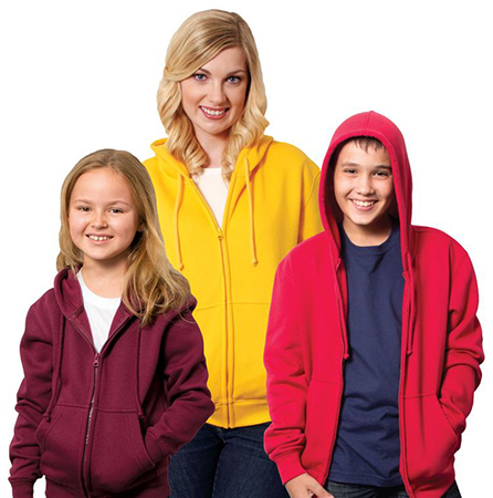 Women's/Junior's Zippered Hoodie