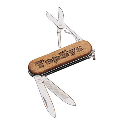 Wooden Handled Pocket Knife