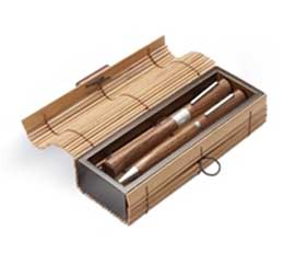 Wooden Roller And Ball Pen Set