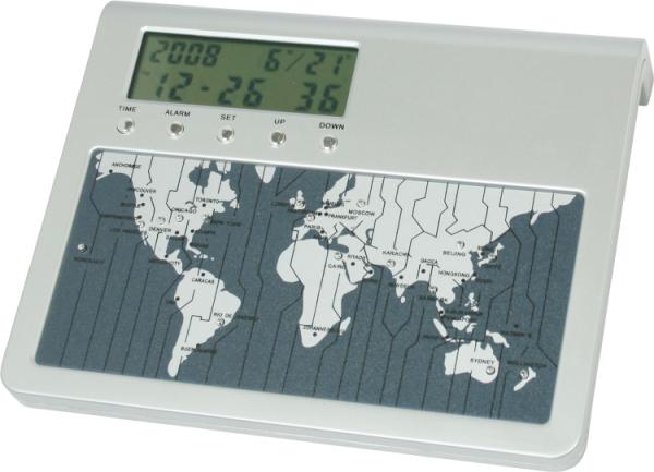 World Time Desk Clock
