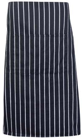 Yarn Dyed Stripe Apron Full Bib 